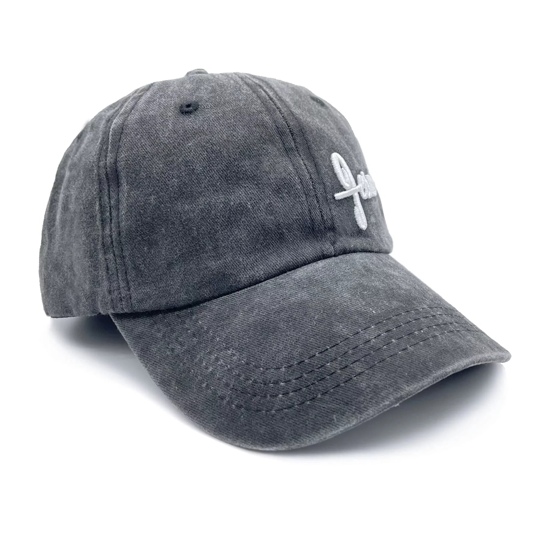 Embroidered Jesus Cross Hat 