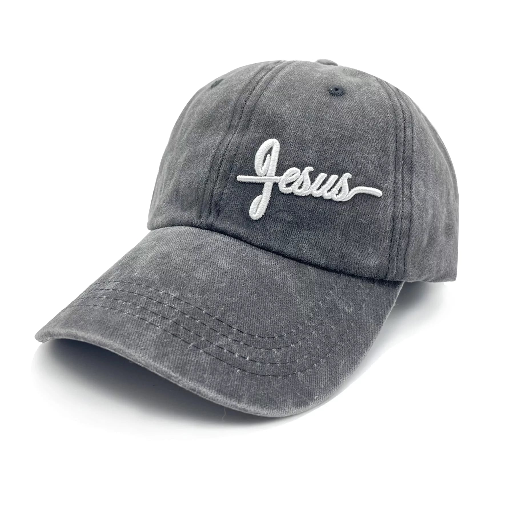 Embroidered Jesus Cross Hat 