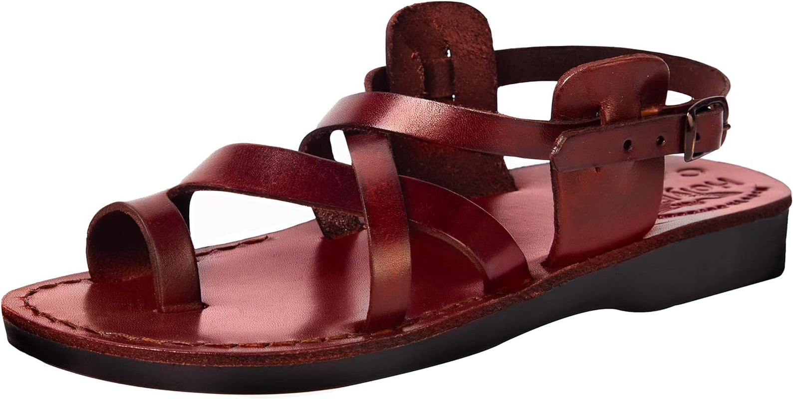 Women Biblical Jesus Leather Sandals/Slides from Jerusalem 