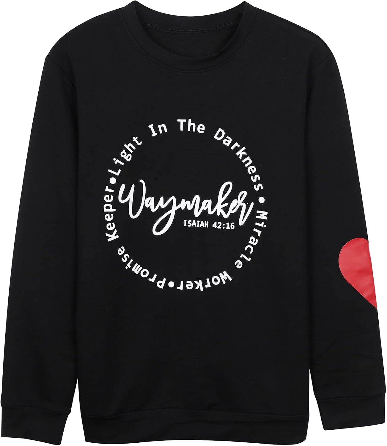 Waymaker Miracle Worker Long Sleeve Pullover Casual Loose Tops