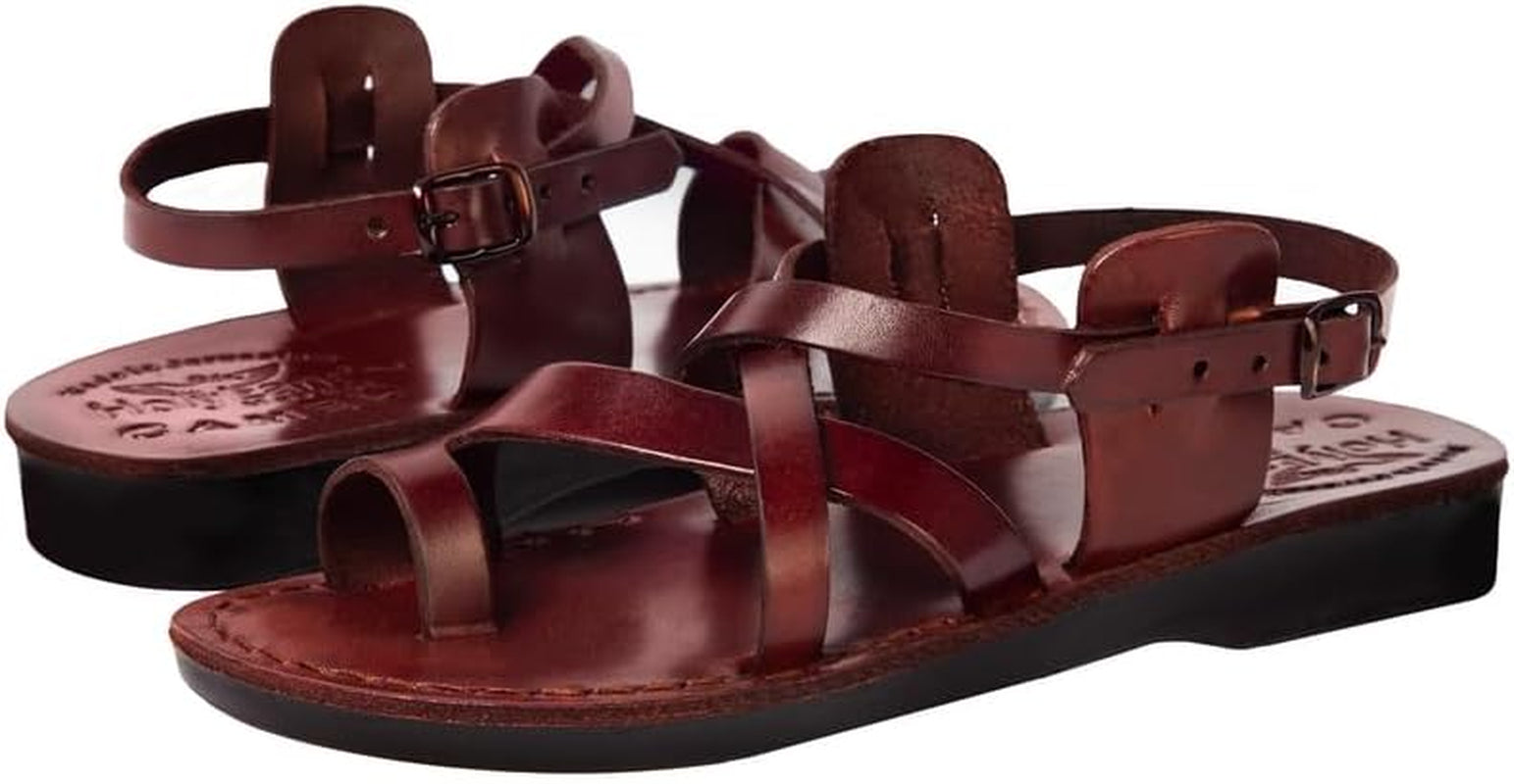 Women Biblical Jesus Leather Sandals/Slides from Jerusalem 